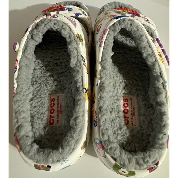 Crocs Cozy Slides Disney Pixar Holiday size M/4 W/6 - Picture 3 of 4